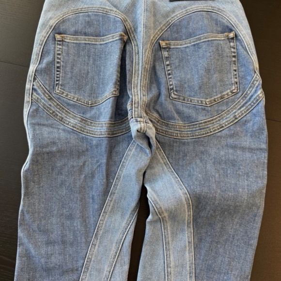 Thierry Mugler Spral panel skinny jeans ,size  40/8 - Picture 6 of 9